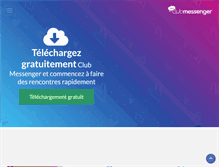 Tablet Screenshot of clubmessenger.com